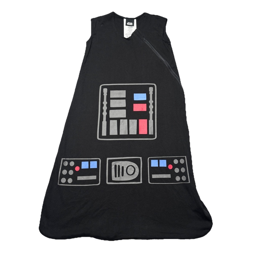 STAR WARS Darth Vader Wearable Zipper BABY BLANKET Lambs & Ivy Medium 6-12 Month